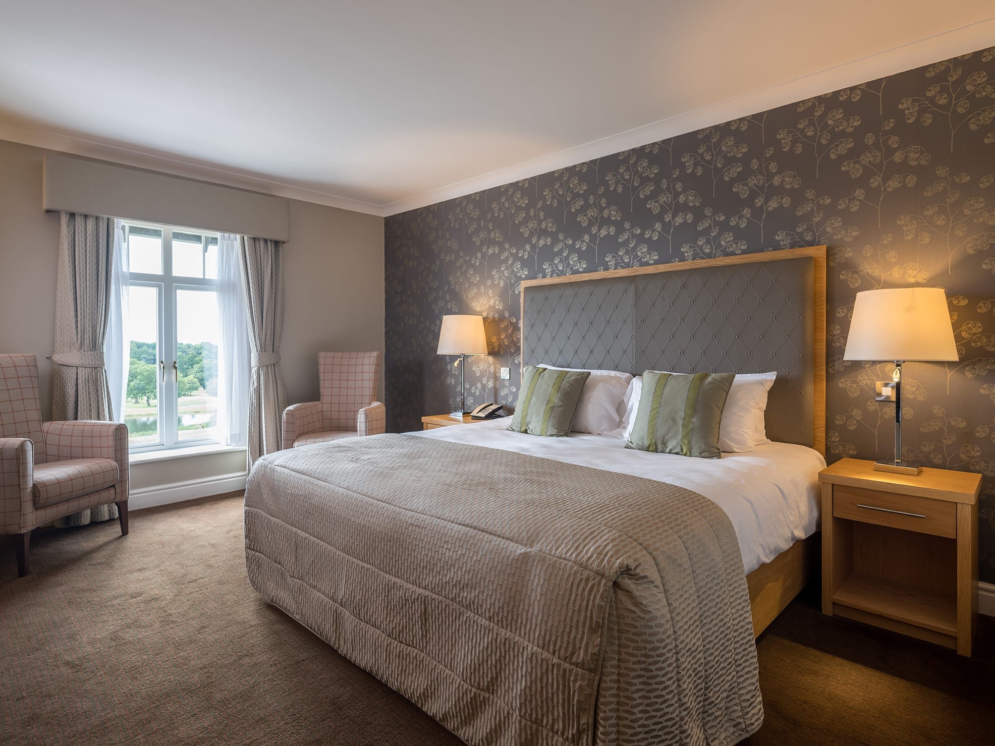 Estate View King Bedrooms Luxury Rooms at Carden Park