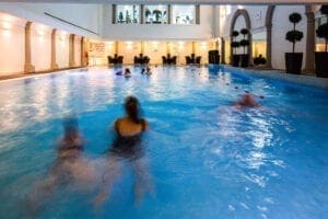 People in the Carden park spa indoor pool