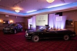 Cars inside the Conference room