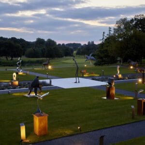 Sculpture Garden walk near Chester