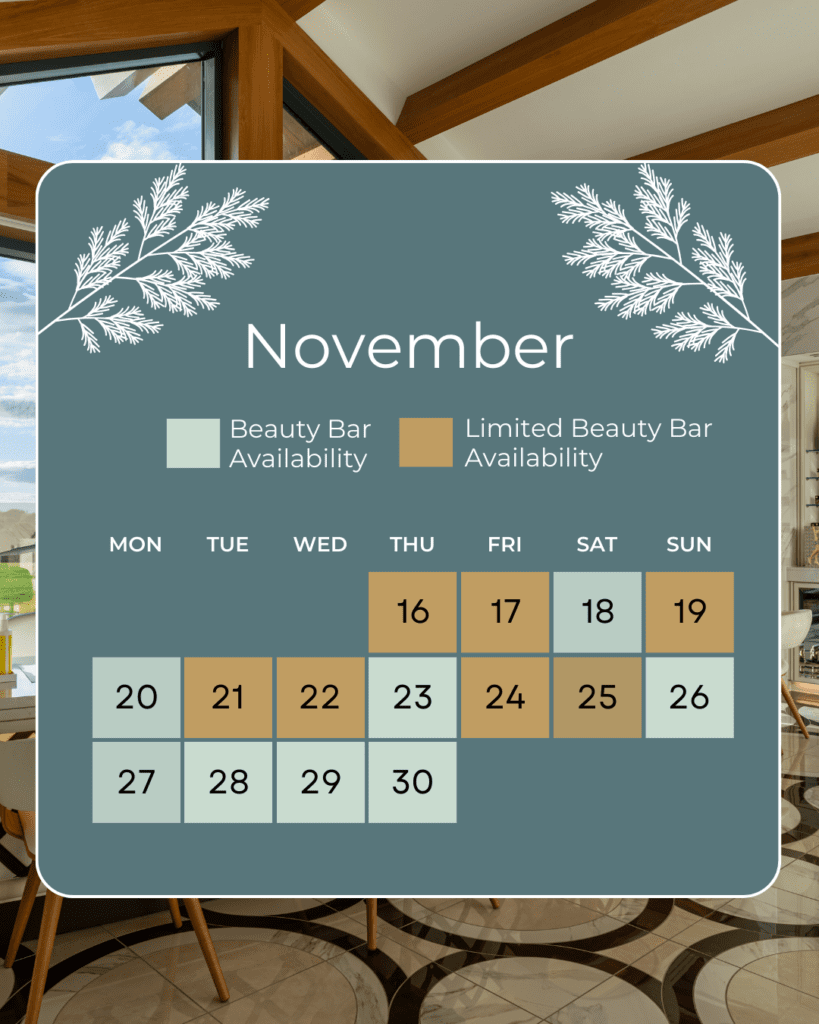 Spa Availability