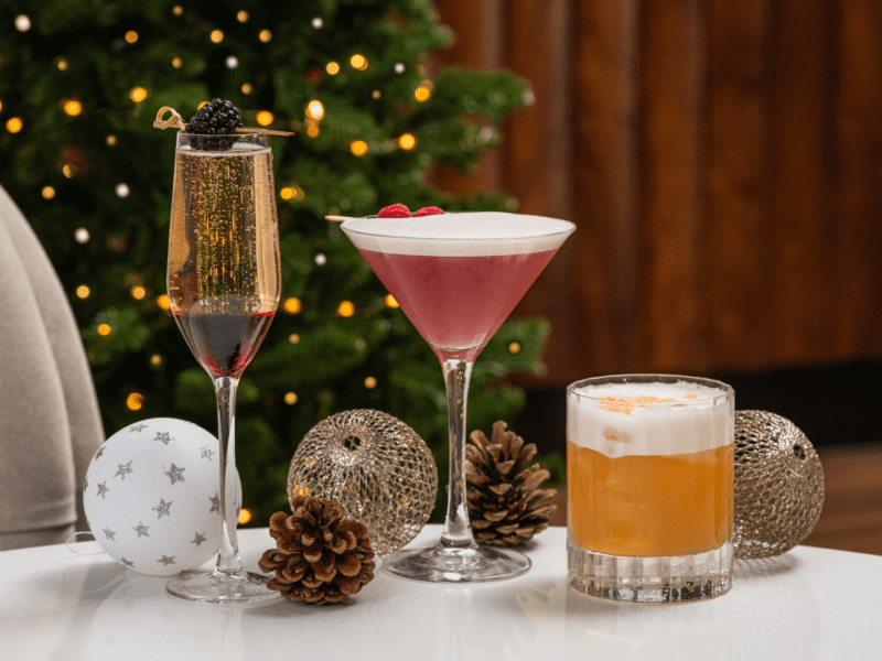 Christmas cocktails