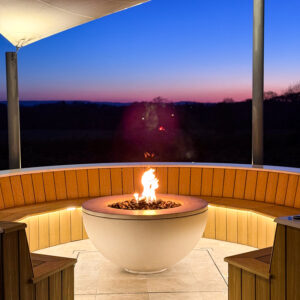 Twilight Fire Pit